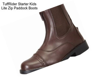TuffRider Starter Kids Lite Zip Paddock Boots