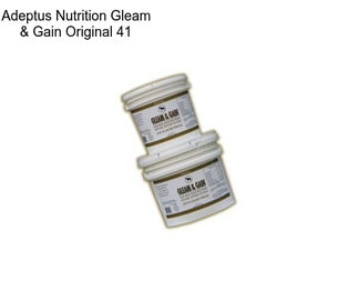 Adeptus Nutrition Gleam & Gain Original 41