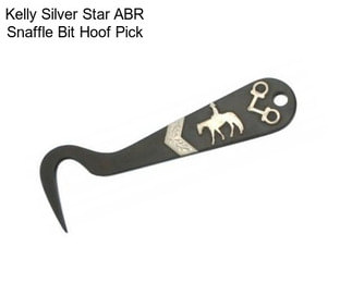 Kelly Silver Star ABR Snaffle Bit Hoof Pick