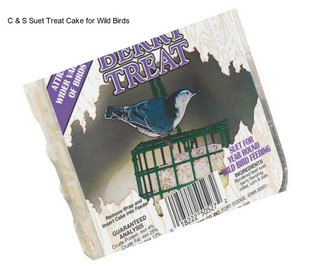 C & S Suet Treat Cake for Wild Birds