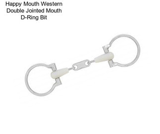 Happy Mouth Western Double Jointed Mouth D-Ring Bit