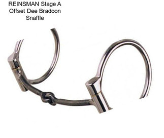 REINSMAN Stage A Offset Dee Bradoon Snaffle