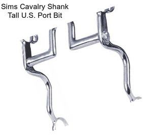 Sims Cavalry Shank Tall U.S. Port Bit