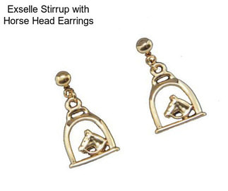 Exselle Stirrup with Horse Head Earrings