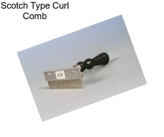 Scotch Type Curl Comb