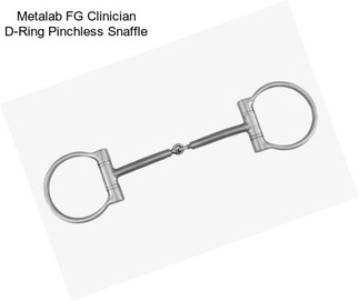 Metalab FG Clinician D-Ring Pinchless Snaffle