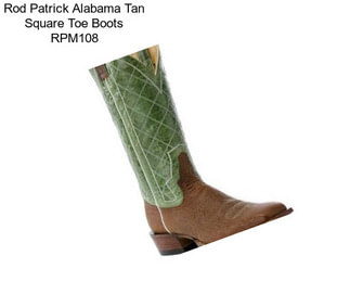 Rod Patrick Alabama Tan Square Toe Boots RPM108