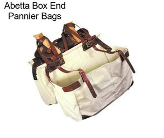 Abetta Box End Pannier Bags