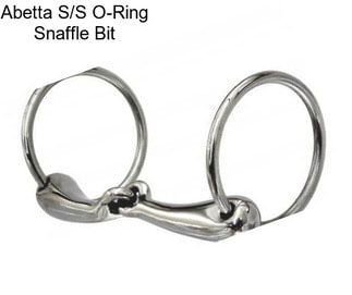 Abetta S/S O-Ring Snaffle Bit