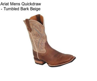 Ariat Mens Quickdraw - Tumbled Bark Beige