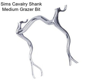 Sims Cavalry Shank Medium Grazer Bit