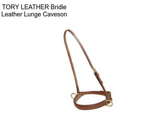 TORY LEATHER Bridle Leather Lunge Caveson