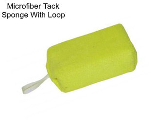Microfiber Tack Sponge With Loop