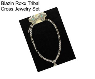 Blazin Roxx Tribal Cross Jewelry Set