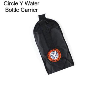 Circle Y Water Bottle Carrier