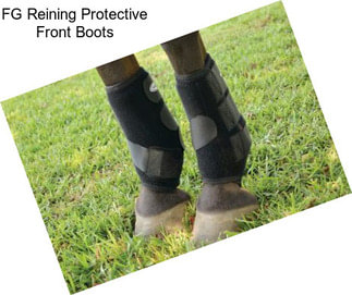 FG Reining Protective Front Boots