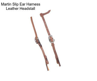 Martin Slip Ear Harness Leather Headstall