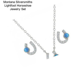 Montana Silversmiths Lightfoot Horseshoe Jewelry Set