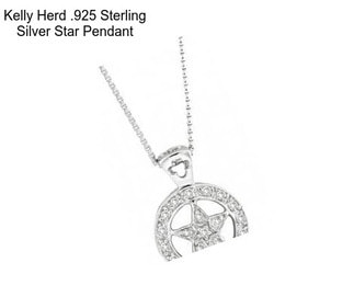 Kelly Herd .925 Sterling Silver Star Pendant