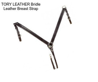 TORY LEATHER Bridle Leather Breast Strap