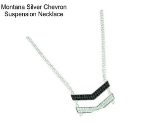 Montana Silver Chevron Suspension Necklace