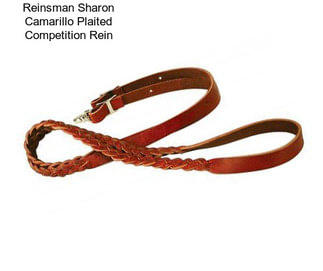 Reinsman Sharon Camarillo Plaited Competition Rein