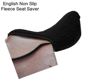 English Non Slip Fleece Seat Saver