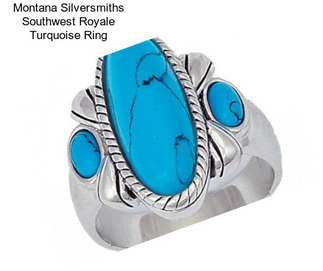 Montana Silversmiths Southwest Royale Turquoise Ring