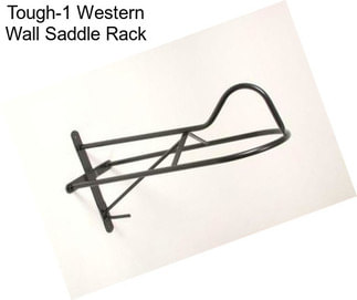 Tough-1 Western Wall Saddle Rack