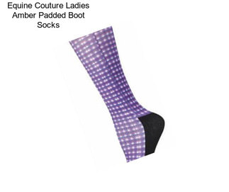 Equine Couture Ladies Amber Padded Boot Socks