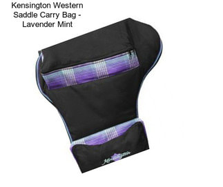 Kensington Western Saddle Carry Bag - Lavender Mint