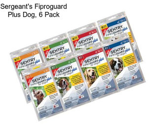 Sergeant\'s Fiproguard Plus Dog, 6 Pack