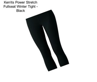 Kerrits Power Stretch Fullseat Winter Tight - Black