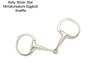 Kelly Silver Star Miniatureature Eggbutt Snaffle