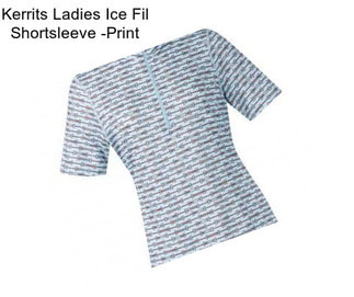 Kerrits Ladies Ice Fil Shortsleeve -Print