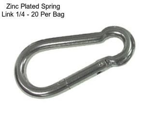 Zinc Plated Spring Link 1/4 - 20 Per Bag