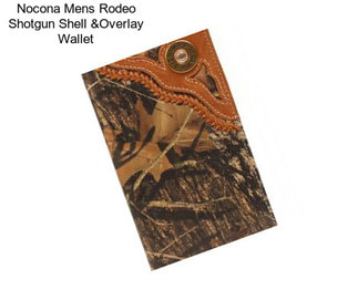 Nocona Mens Rodeo Shotgun Shell &Overlay Wallet