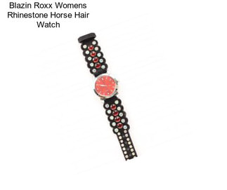 Blazin Roxx Womens Rhinestone Horse Hair Watch