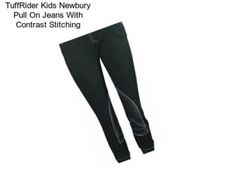 TuffRider Kids Newbury Pull On Jeans With Contrast Stitching
