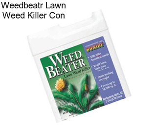 Weedbeatr Lawn Weed Killer Con