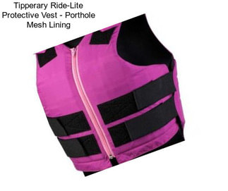 Tipperary Ride-Lite Protective Vest - Porthole Mesh Lining