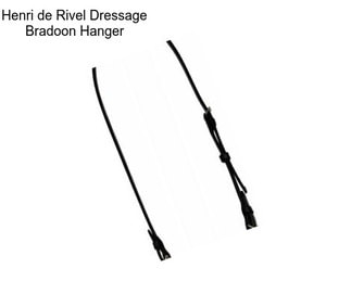 Henri de Rivel Dressage Bradoon Hanger