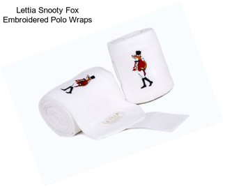 Lettia Snooty Fox Embroidered Polo Wraps