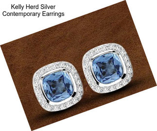 Kelly Herd Silver Contemporary Earrings