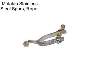 Metalab Stainless Steel Spurs, Roper