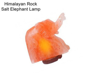 Himalayan Rock Salt Elephant Lamp