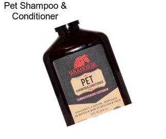 Pet Shampoo & Conditioner