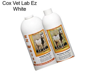 Cox Vet Lab Ez White