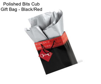 Polished Bits Cub Gift Bag - Black/Red