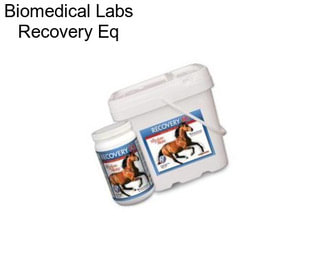 Biomedical Labs Recovery Eq